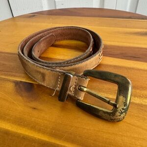Fossil patchwork leather belt size small